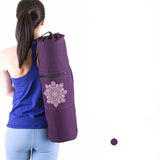 NNETM Canvas Yoga Mat Backpack with Adjustable Strap