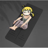NNEOBA Foldable Non-Slip Rubber Yoga Mat