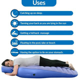 NNEOBA Flocking Air Mattress Yoga Mat for Pregnant Women