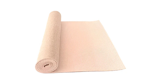 NNETM Yoga Mat Jute PVC Non-Slip Pilates Fitness Mat
