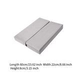 NNETM Soft Yoga Pillow Non-Slip Bolster (Grey)