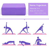 NNEOBA Yoga Starter Kit 5-Piece Yoga Equipment Set Purple
