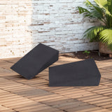 NNETM Yoga Wedge Blocks Slant Board for Stretch (Black)