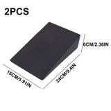 NNETM Yoga Wedge Blocks Slant Board for Stretch (Black)