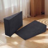 NNETM Yoga Wedge Blocks Slant Board for Stretch (Black)
