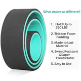 NNEOBA Comfortable Yoga Wheel & Durable Balance Accessory