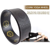 NNEOBA Yoga Wheel with Mandala Pattern