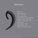 Wireless Bluetooth Earphone - Business Style Ear-Hanging-1915197686865334276