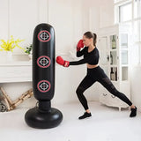 NNETM Ultimate Inflatable Punching Bag - Household PVC Boxing Column