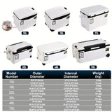 NNETM Slip-Resistant Fishing Cooler Box with Bait Compartment (32L)