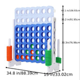 NNETM Height Adjustable Giant 4-in-A-Row Game Set