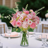 35CM Artificial Autumn Rose Bouquet Faux Flower