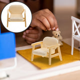 NNETM Mini Table and Chair Set for Miniature Décor (3 pcs)