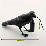 NNETM 1pc Gothic LED USB Crow Lamp - With Antique Metal Claw
