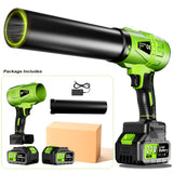 NNETM 21V Cordless Turbo Jet Blower with Dual Battery Option