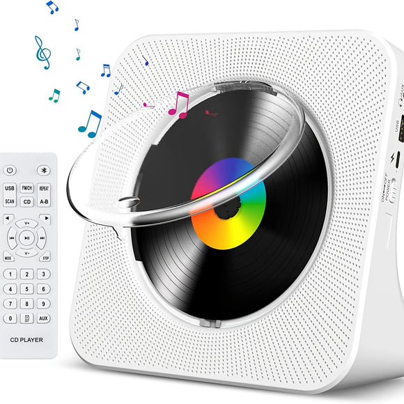 NNETM Portable CD Boombox with USB and FM Radio