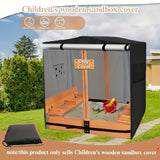 NNETM 420D Sandbox Cover with Roof and Bench