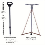 NNETM Portable Trekking Pole with Seat and Lock