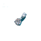 1 Carat Moissanite Teardrop Pendant