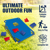 7pcs Kids Bean Bag Toss Game Set with Target Board & 6 Throwing Bags