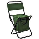 Portable Folding Fishing Chair with Cooler Bag