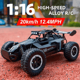 NNETM 1:16 RC Off-Road Alloy Car 2.4GHz 20KM/H with Lights