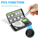 4-Piece High Precision Milligram Scale Set – 50g x 0.001g Digital Jewelry Scale with Calibration Weight