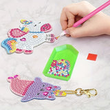 NNETM DIY 5D Diamond Painting Keychain Kit for Kids