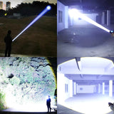 NNETM Super Bright LED Flashlight Rechargeable Torch