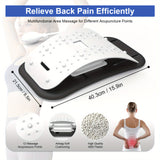 NNETM Back Stretcher & Massager - Relieve Sciatica & Fibromyalgia Pain(White)