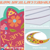 NNETM 8-Pack Ramadan Garden Stakes Outdoor Lawn Signs