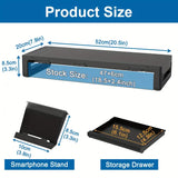 NNETM Ultimate Monitor Stand Riser: USB Hub, Data Port, and TYPE-C Charging Powerhouse