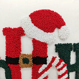 Christmas HOHOHO Embroidered Cushion Cover