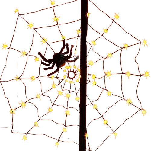 NNETM Spiderweb Glow: Warm LED Decor