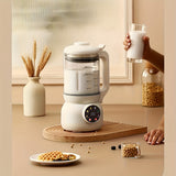 NNETM Automatic Nut Milk Maker with Rotating Cleaning Brush