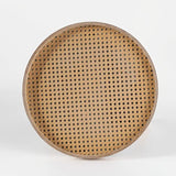 NNETM Add a touch of nature to your bedroom with this space-saving rattan nightstand