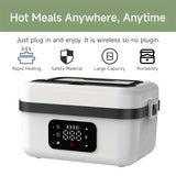 NNETM Electric Heated Lunch Box USB Rechargeable 1000ml