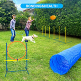 NNETM Foldable Dog Agility Training Tunnel
