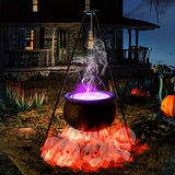 NNETM Patio Halloween Witch Cauldron Set