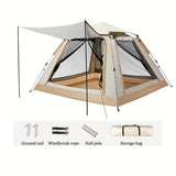 NNETM Portable Folding Camping Tent with Canopy (2-Person)