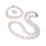 3-Piece Women's Jewelry Gift Set – Elegant Bracelet & Earrings Set with Premium Gift Box