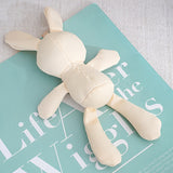 NNETM 3-Piece Adorable Plaid Wishing Rabbit Dolls