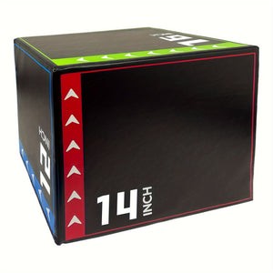 NNETM Versatile 3-in-1 Jump Box & Fitness Step(Black)