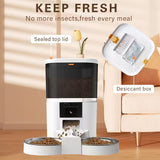 NNETM Smart Pet Feeder with HD Camera & App Control