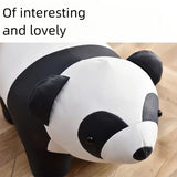 NNETM Solid Wood Bench - Charming Panda-Shaped