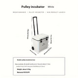 NNETM Portable Outdoor Cooler with Wheels