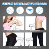 NNETM Mini Rechargeable Massage Gun - 6 Speed Settings(White)