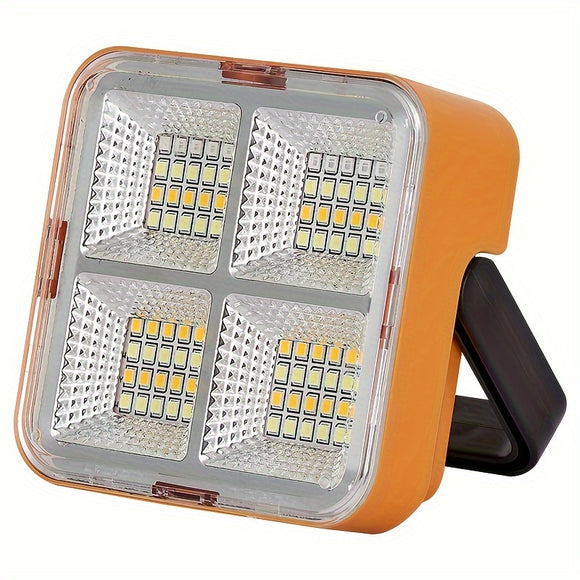 NNETM Portable Solar Rechargeable Camping Lantern LED USB Light