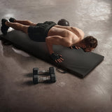 NNETM Tri-Fold PU Yoga Exercise Mat with Handle