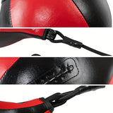 NNETM Double End Bag for MMA Training - Speed, Agility, and Reaction Punching Ball(Red)